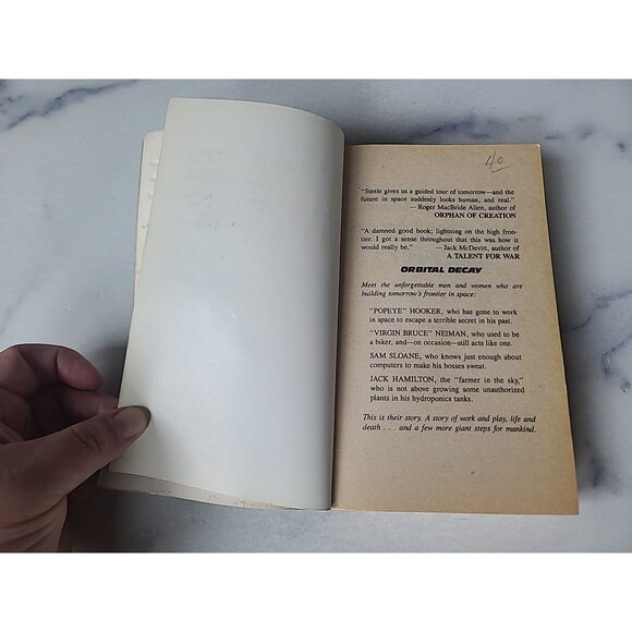 Orbital Decay By Allen Steele Paperback - Picture 3 of 10